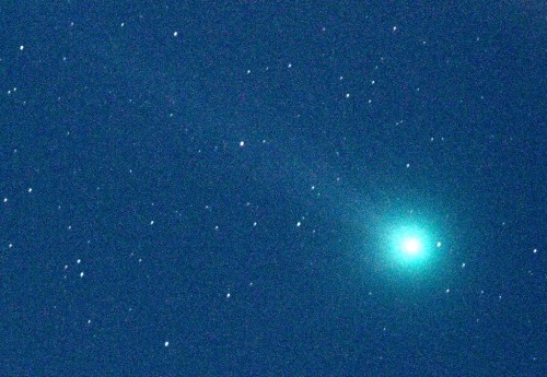 １月１３日に撮影したラブジョイ彗星