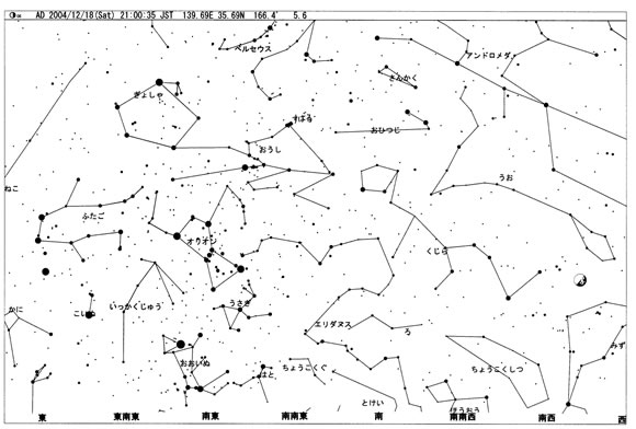 12月の星空