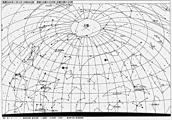 11月の星空