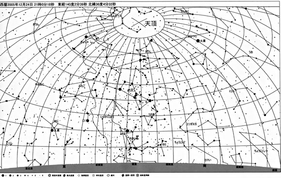 12月の星空