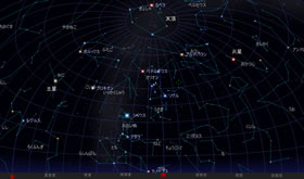 1月の星空
