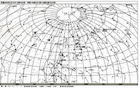 2月の星図(白地)