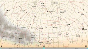 ６月の星図(白)