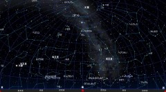 ８月の星図（黒）