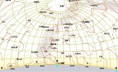 ２月の星図（白）