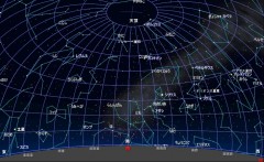 ３月の星図(黒)