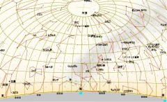 ３月の星図(白)