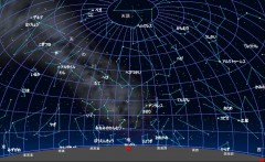 ７月の星空（黒）