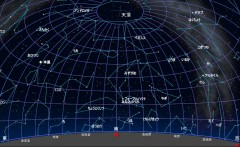 １０月の星空（背景黒）