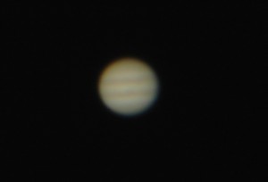 小口径で見た木星