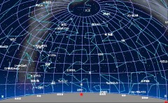 １２月の星空（背景黒）