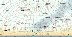 ３月の星空（背景白）