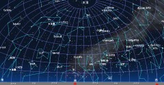 ３月の星空（背景黒）