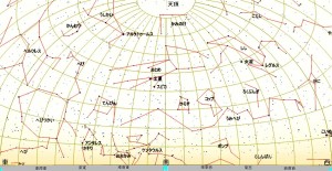 ５月の星空（背景白）