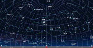 ５月の星空（背景黒）