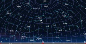 ５月の星空（背景黒）