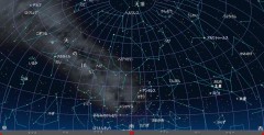 ７月の星空（背景黒）