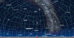 ９月の星空（背景黒）