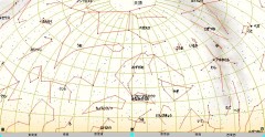 １０月の星空（背景白）