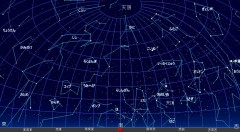 ３月の星空（背景黒）