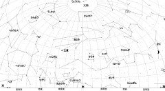 ５月の星空（背景白）