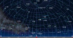 ６月の星空（背景黒）