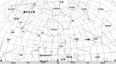 ７月の星空（背景白）