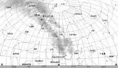 ８月の星空（背景白）