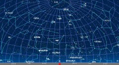９月の星空（背景黒）