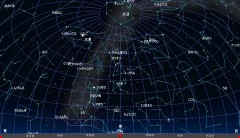 ２月の星空（背景黒）