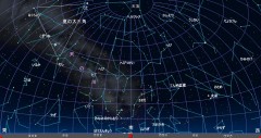 ７月の星空（背景黒）