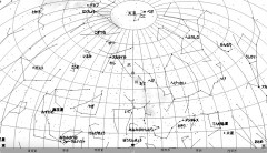 ８月の星空（背景白）