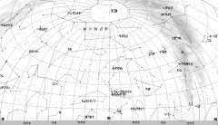 １０月の星空（背景白）