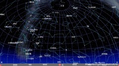 １２月の星空（背景黒）