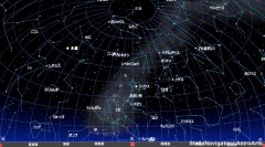 ２月の星空（背景黒）