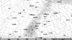 ２月の星空（背景白）