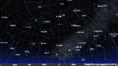 3月の星空（背景黒）