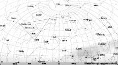 ４月の星空（背景白）