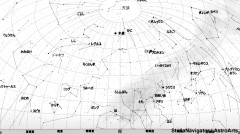 ３月の星空（背景白）