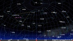 ４月の星空（背景黒）