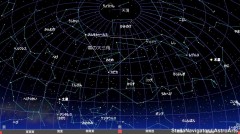 ５月の星空（背景黒）