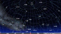 ６月の星空（背景黒）