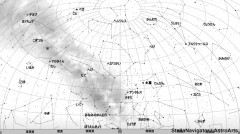 ７月の星空（背景白）