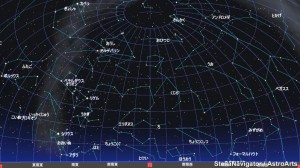 １２月の星空（背景黒）