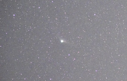 2015年12月18日のカタリナ彗星（１８０ミリ望遠レンズにて撮影）