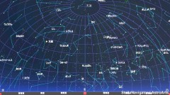 ３月の星空（背景黒）