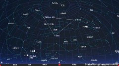 ５月の星空（背景黒）