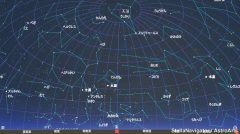 ６月の星空（背景黒)