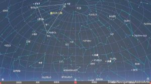 ７月の星空（背景黒）