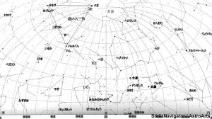 ７月の星空（背景白）